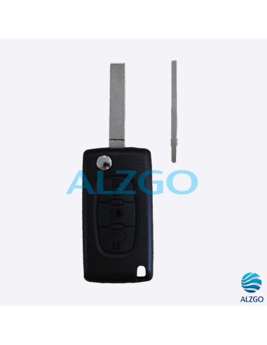 CLEF PEUGEOT / CITROEN FSK 3 BOUTONS...