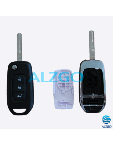 COQUE CLEF RENAULT 3 BOUTONS HU56R