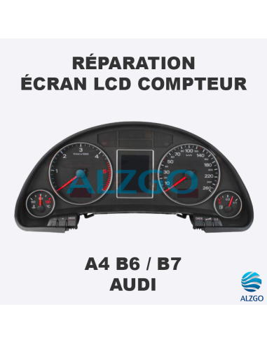 REPARATION ECRAN LCD COMPTEUR AUDI A4 B6 / B7