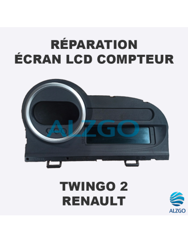 REPARATION ECRAN LCD COMPTEUR RENAULT TWINGO 2