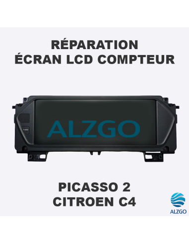 REPARATION ECRAN LCD COMPTEUR CITROEN C4 PICASSO 2
