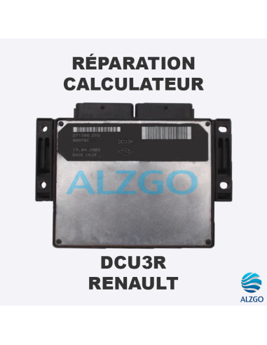 REPARATION CALCULATEUR RENAULT DCU3R