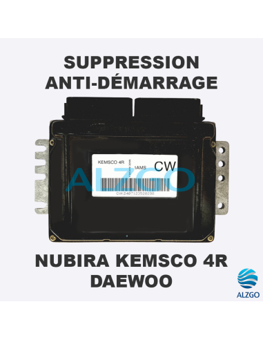 SUPPRESSION ANTI DEMARRAGE DAEWOO MATIZ KEMSCO 4R