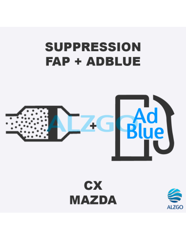 FORFAIT SUPPRESSION FAP + ADBLUE MAZDA CX