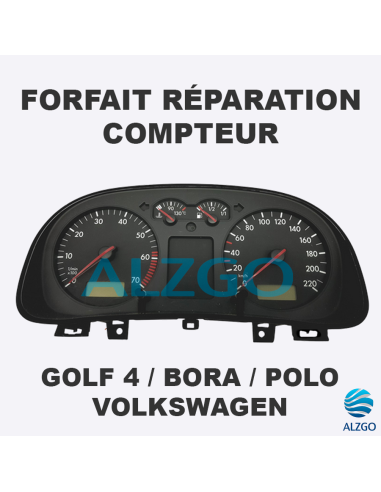 FORFAIT REPARATION COMPTEUR VOLKSWAGEN GOLF 4 / BORA / POLO