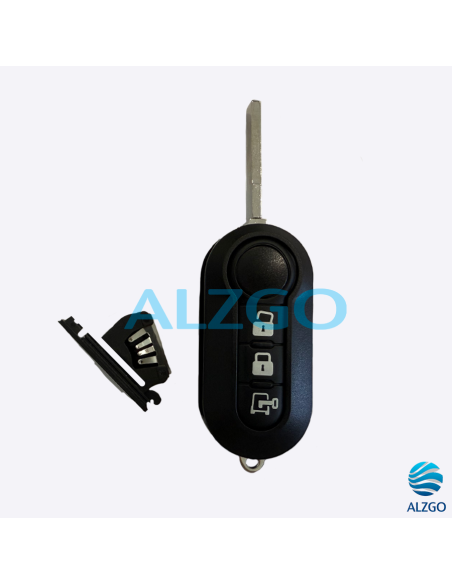 COQUE CLE FIAT DUCATO - 3 BOUTONS