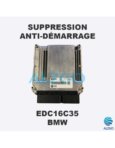 SUPPRESSION ANTI DEMARRAGE EDC16C35 BMW