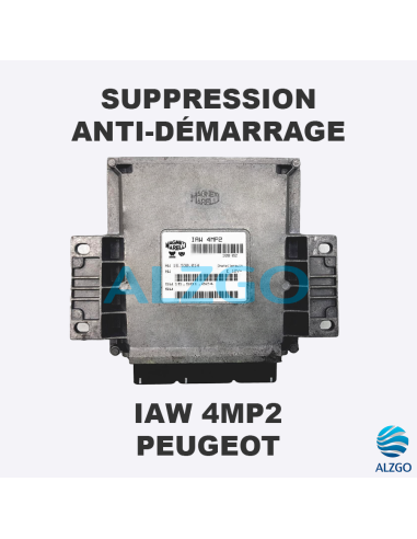 SUPPRESSION ANTI DEMARRAGE IAW 4MP2 PEUGEOT