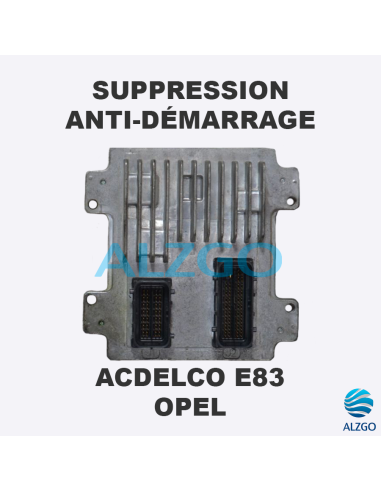 SUPPRESSION ANTI DEMARRAGE ACDELCO E83 OPEL