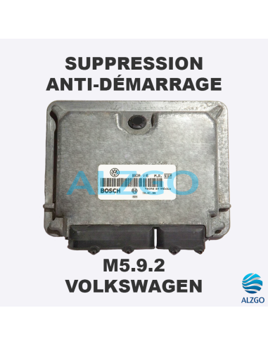 SUPPRESSION ANTI DEMARRAGE M5.9.2 VOLKSWAGEN