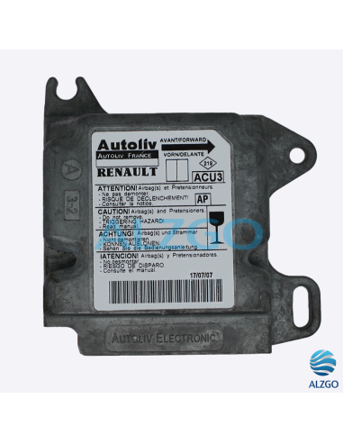 CALCULATEUR AIRBAG RENAULT / OPEL / NISSAN REF: 8201001327
