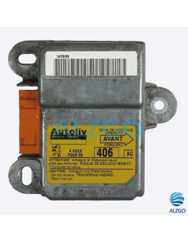 CALCULATEUR AIRBAG PEUGEOT 406 REF:...