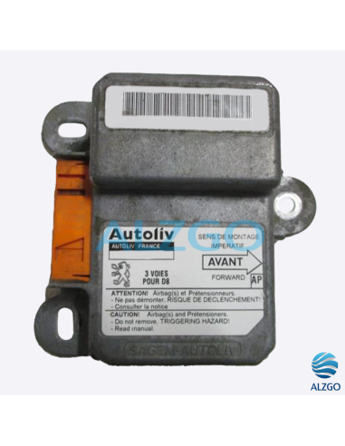 CALCULATEUR AIRBAG PEUGEOT 406 REF: 9626863380 / 550394000