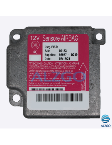 CALCULATEUR AIRBAG PEUGEOT / CITROEN / FIAT REF: 00046859297