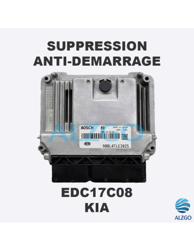 SUPPRESSION ANTI DEMARRAGE EDC17C08 KIA