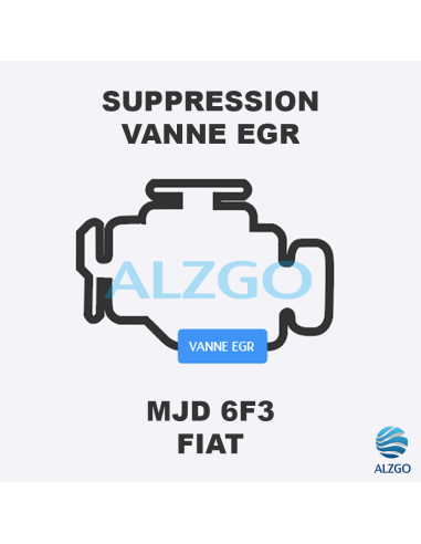 FORFAIT SUPPRESSION EGR MJD 6F3 FIAT