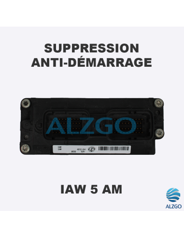 SUPPRESSION ANTI DEMARRAGE IAW 5AM