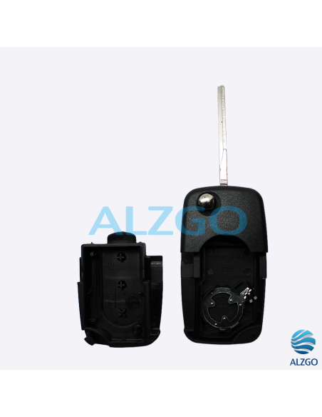 COQUE CLEF VOLKSWAGEN BORA - 3 BOUTONS