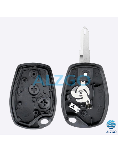 COQUE CLEF RENAULT CLIO 3 - 2 BOUTONS