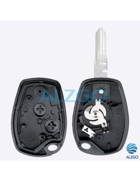 COQUE CLEF RENAULT CLIO 3 - 2 BOUTONS