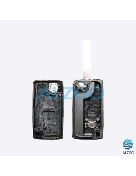 COQUE CLEF PEUGEOT 207 - 2 BOUTONS