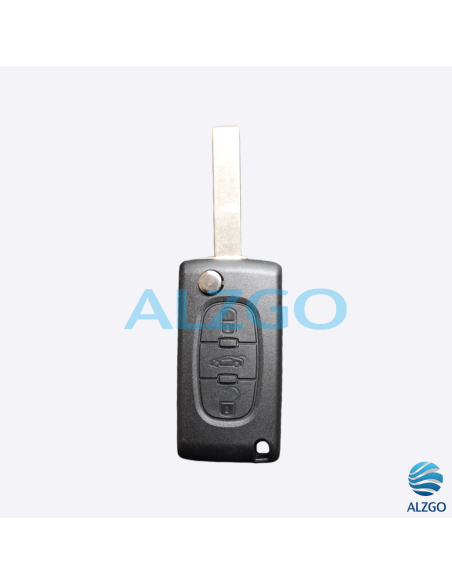 COQUE CLEF PEUGEOT 307 - 3 BOUTONS
