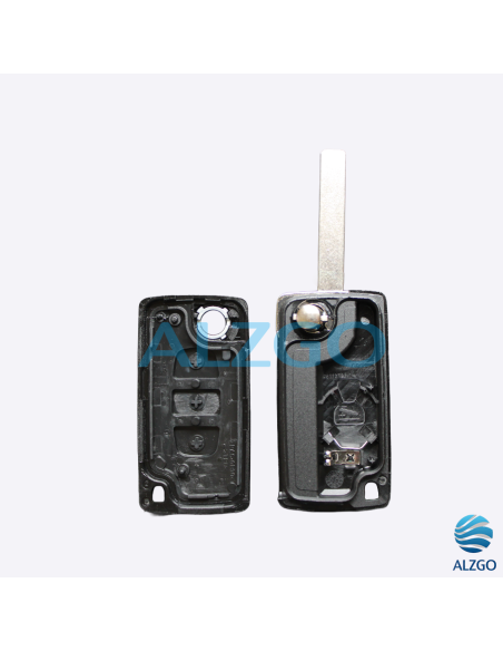 COQUE CLEF PEUGEOT RCZ - 3 BOUTONS