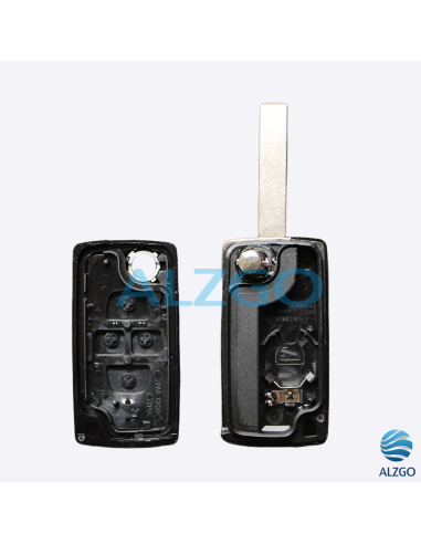 COQUE CLE PEUGEOT 807 - 4 BOUTONS