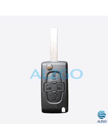 COQUE CLEF PEUGEOT 807 - 4 BOUTONS