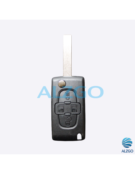 COQUE CLEF PEUGEOT 807 - 4 BOUTONS