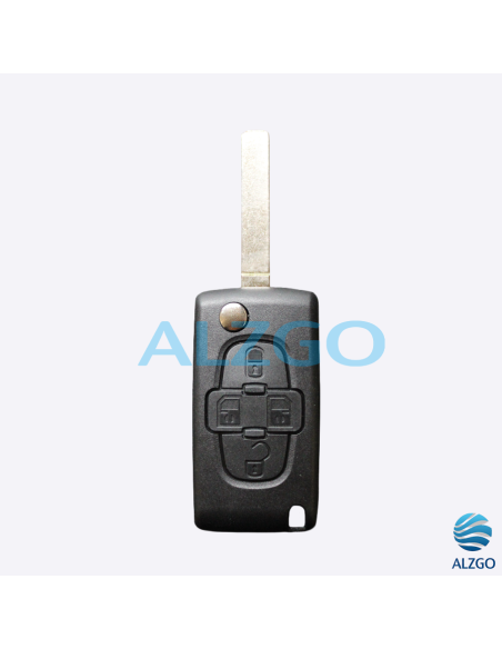 COQUE CLEF PEUGEOT 1007 - 4 BOUTONS