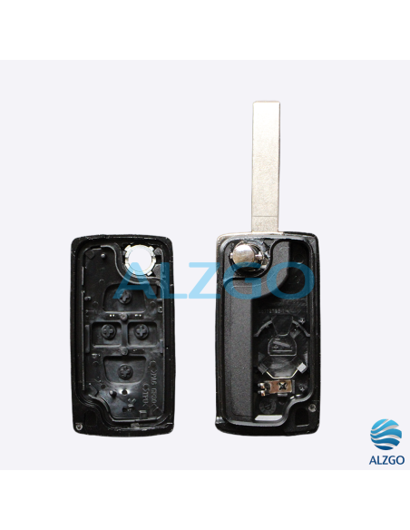 COQUE CLE PEUGEOT 807 - 4 BOUTONS