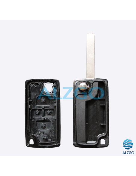 COQUE CLE PEUGEOT 807 - 4 BOUTONS