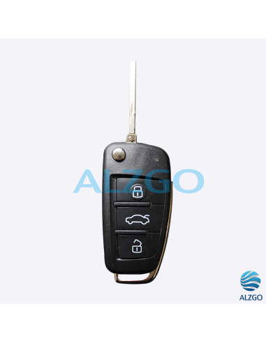 COQUE CLEF AUDI A4 - 3 BOUTONS