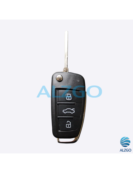 COQUE CLEF AUDI A4 - 3 BOUTONS