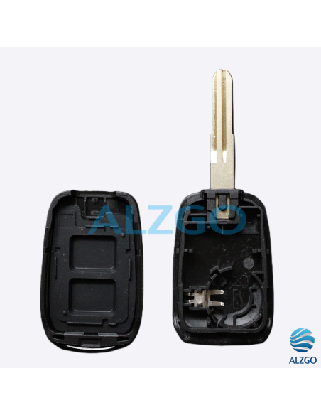 COQUE CLE DACIA LOGAN - 2 BOUTONS