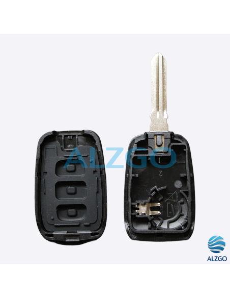 COQUE CLEF DACIA LOGAN - 3 BOUTONS