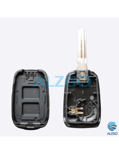 COQUE CLE DACIA LOGAN - 2 BOUTONS