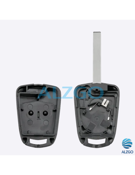 COQUE CLEF OPEL CORSA D - 2 BOUTONS