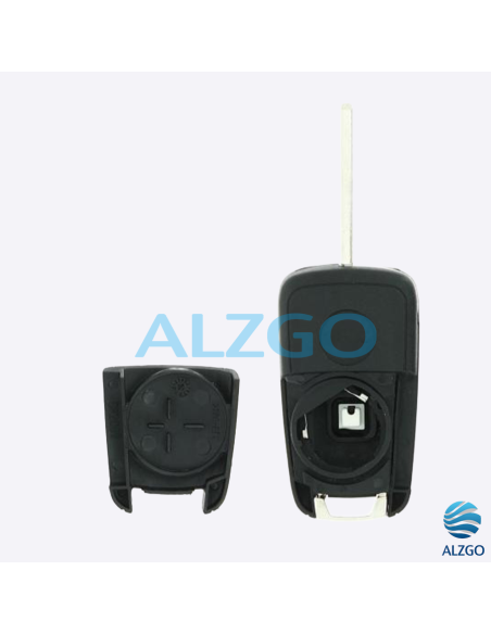 COQUE CLEF OPEL CORSA E - 3 BOUTONS