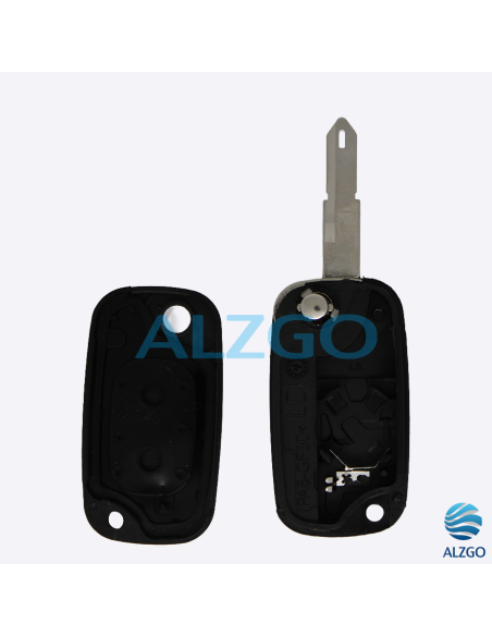 COQUE CLEF RENAULT MODUS - 2 BOUTONS