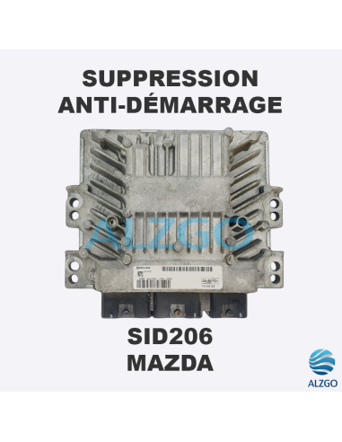 SUPPRESSION ANTI DEMARRAGE SID 206 MAZDA