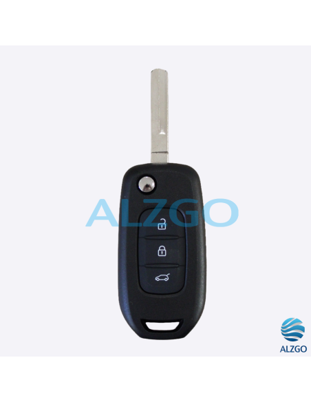 COQUE CLEF RENAULT CLIO 5 - 3 BOUTONS