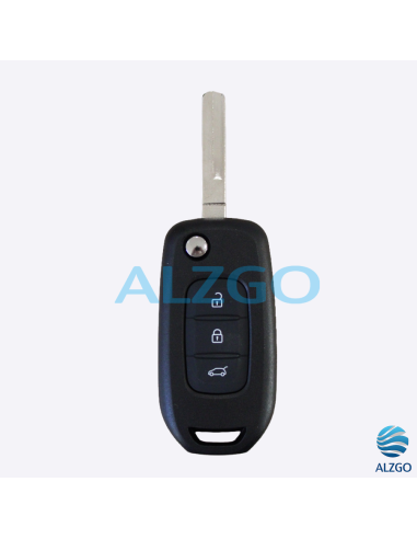 COQUE CLEF RENAULT MEGANE 4 - 3 BOUTONS