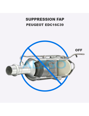 FORFAIT SUPPRESSION FAP PEUGEOT EDC16C39