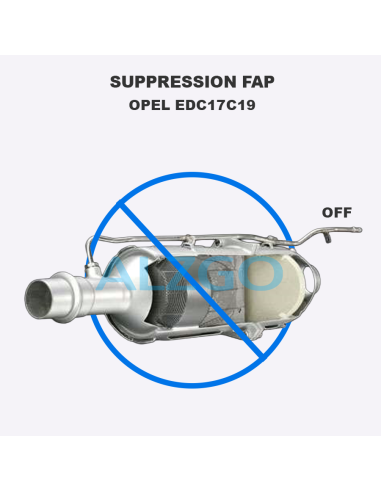 FORFAIT SUPPRESSION FAP OPEL EDC17C19