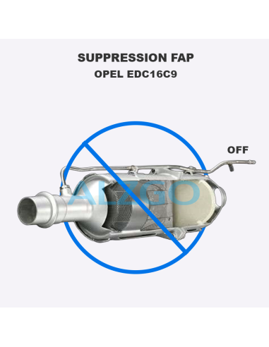 FORFAIT SUPPRESSION FAP OPEL EDC16C9