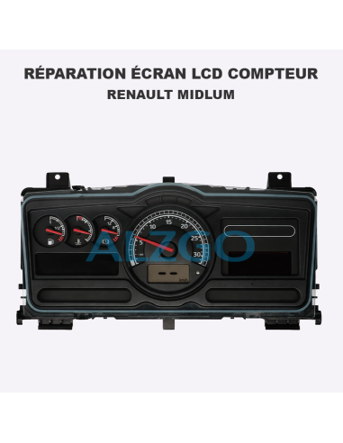 REPARATION ECRAN LCD COMPTEUR RENAULT...