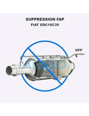 FORFAIT SUPPRESSION FAP FIAT EDC16C39