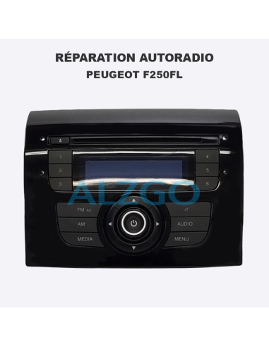 REPARATION AUTORADIO PEUGEOT F250FL
